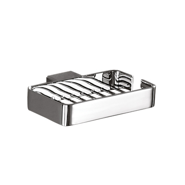 Gedy Lounge Metal Shower Soap Basket in Chrome 5412-13