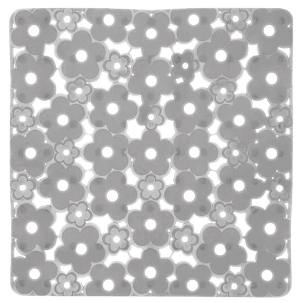 Gedy Margherita 51cm Square Clear Shower Mat Design 975151-P2