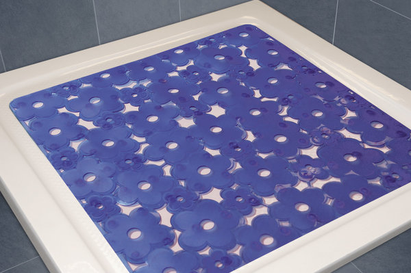 Gedy Margherita Funky Shower Mat Electric Blue 975151-P1