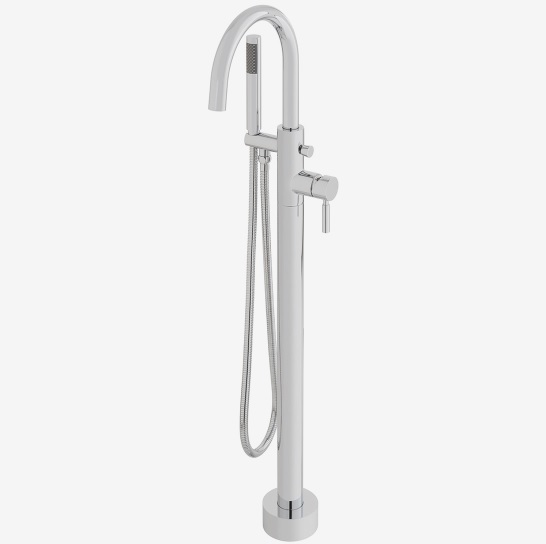 Vado bath shower mixer and kit swivel spout ORI-233-C/P