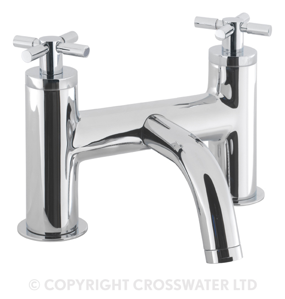 Crosswater Totti bath filler deck mounted TO322DC
