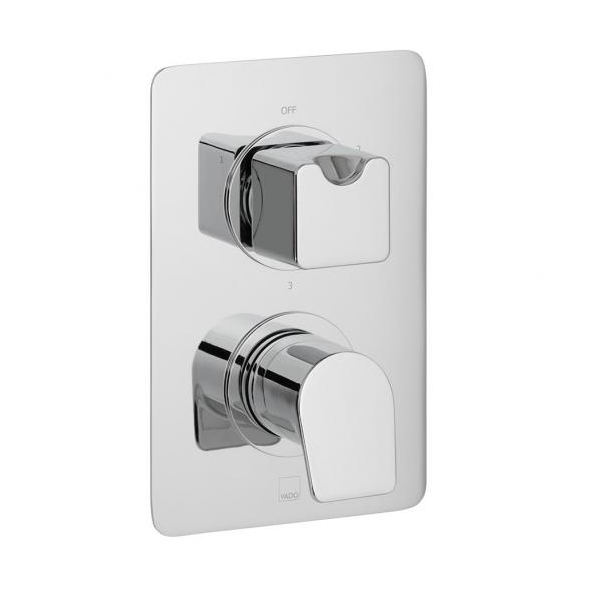 Vado Photon 3 Outlet 2 Handle Thermo Shower Valve PHO-148D/3-C/P