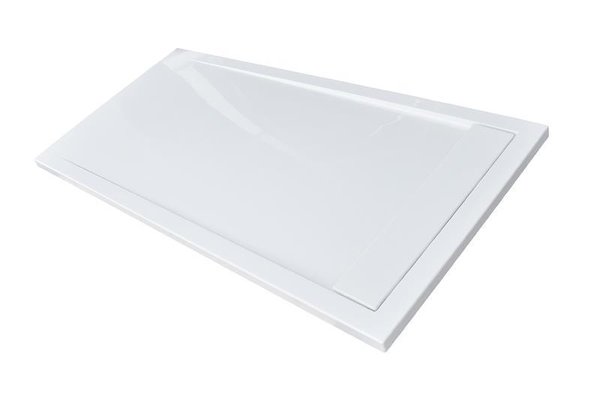 Roman Infinity gloss white 1000mm x 800mm shower tray IAG108