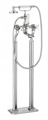 Waldorf Crosshead floor standing bath shower mixer tap