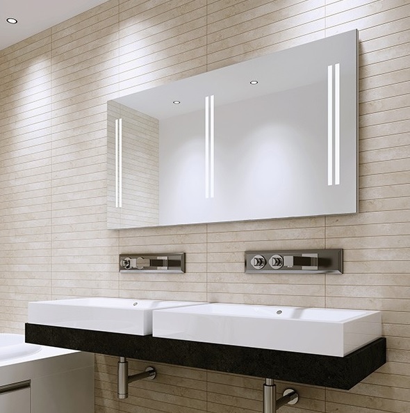 Unico 140 Illuminated LED Bathroom Mirror 140cm