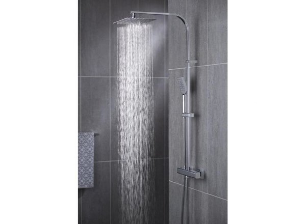 25% OFF Vado Phase thermostatic shower column with Square head
