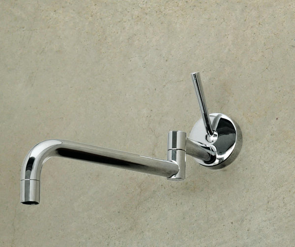 Zucchetti ZP1620 Swivel Spout Wall Mounted Sink Tap Kitchen
