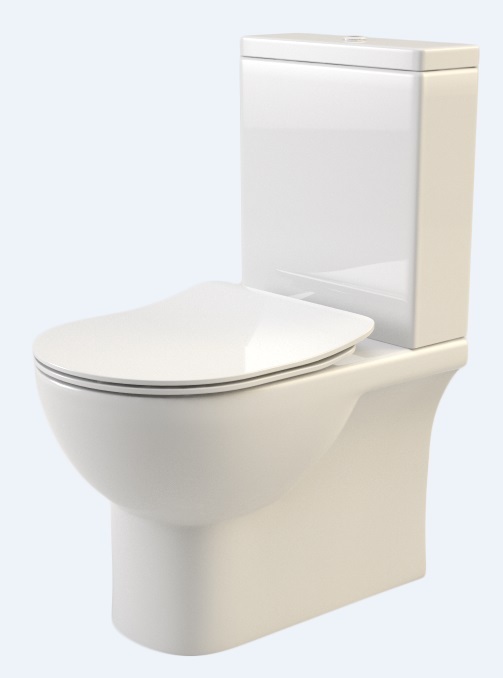 Saneux Austen Close Coupled Toilet complete with Slim Seat