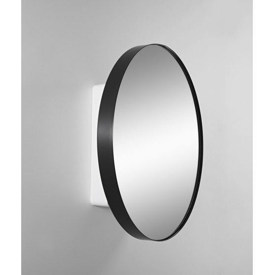 Svedbergs Jenny Circular Mirror Cabinet in Matt Black 3321