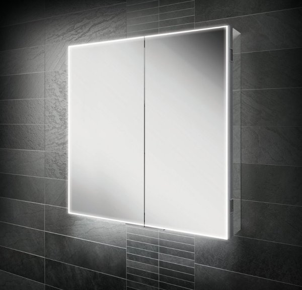 HIB Exos 80 LED Mirror Cabinet 80cm Wide x 70cm High 53800
