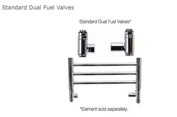 Standard Dual Fuel Valves in Chrome VWDF JIS