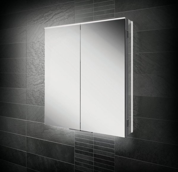 HIB Ether 60 LED Mirror Cabinet 60cm Wide x 70cm High 50600