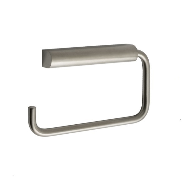 Brushed Stainless Steel Toilet Roll Holder Inox