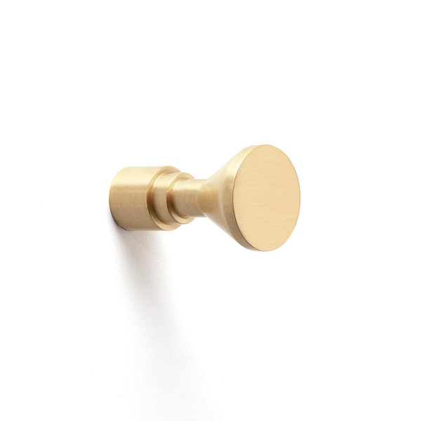Smith Hook in Brushed Brass (SMT-110130-BB)